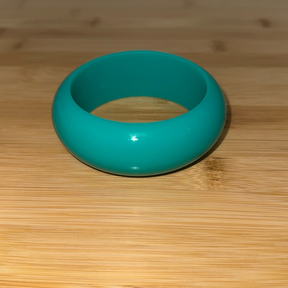 Jellystone Designs TEAL GREEN BPA-free Fiesta Bangle Jelly Bracelet NEW